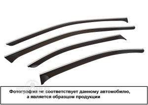 Дефлекторы окон CHROMEX с хром. молдингом MAZDA СХ-7 I 2006-2012, 4 шт.