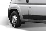 Брызговики передние CITROEN Jumper 2007->/PEUGEOT Boxer 2006 (без расширителя арок), (optimum) в коробке