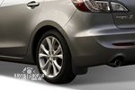 Брызговики задние MAZDA 3, 2009-2011 сед. (optimum) в коробке