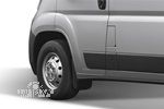 Брызговики передние PEUGEOT Boxer 2006-> (без расширителя арок), (optimum) в коробке