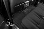 Коврики KVEST 3D в салон LEXUS LX, 2015-, 5 шт. (полиуретан, черный, серый)