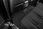 Коврики KVEST 3D в салон LEXUS LX, 2015-, 5 шт. (полиуретан, черный, черный)