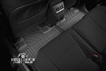 Коврики KVEST 3D в салон LEXUS GX, 2013-, 5шт. (полиуретан, серый, черный)