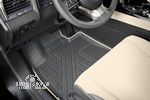 Коврики KVEST 3D в салон LEXUS RX, 2015-, 4 шт. (полиуретан, серый, бежевый)