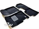 Текстильные коврики 3D в салон для HONDA Civic SD (2012-) Euromat3D Business черные