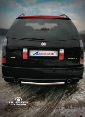 Защита заднего бампера d 60 "Cadillac SRX" 2007