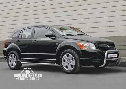 Решетка передняя мини d 60 низкая "Dodge Caliber"