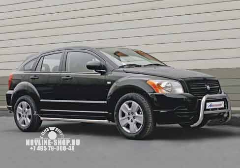 Пороги труба d 60 "Dodge Caliber"