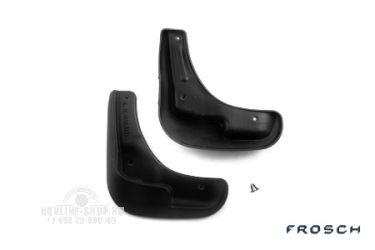 Брызговики передние CITROEN C-elysee 2013->/PEUGEOT 301 2013->, сед. 2 шт. (optimum) в коробке