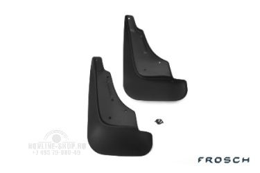 Брызговики передние RENAULT Duster, 2012-2015, 2015- 2шт.(optimum) в коробке