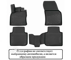 Коврики 3D в салон BMW 3 F30, 2012- 4 шт. (ПУ, повышенная износостойкость)