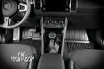Коврики в салон DAF XF 2019-, 3шт. (ПУ, повышенная износостойкость)