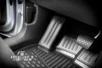 Коврики в салон DAF XF 2019-, 3шт. (ПУ, повышенная износостойкость)