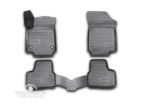 Коврики 3D в салон VW Up, 2011- 4 шт. (полиуретан)