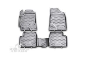 Коврики в салон GEELY Emgrand EC7/EC7 RV, 2011-, 4 шт. (полиуретан)