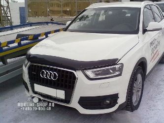 Дефлектор капота темный AUDI Q3 2011-, NLD.SAUDQ31112