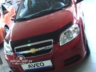 Дефлектор капота темный CHEVROLET AVEO SED 2003-2011/ZAZ VIDA sed. 2012->, NLD.SCHAVE0312