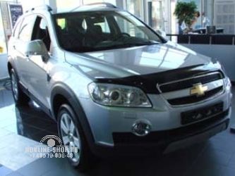 Дефлектор капота темный CHEVROLET CAPTIVA 2006-2011, NLD.SCHCAP0612