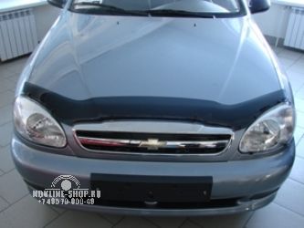 Дефлектор капота темный CHEVROLET LANOS 1998-2009,