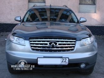 Дефлектор капота темный INFINITI FX35/FX45 2003-2008,