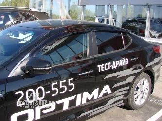 Дефлекторы окон 4 door KIA OPTIMA Sd 2010-2015