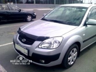 Дефлектор капота темный KIA RIO 2005-2011, NLD.SKIRIO0512