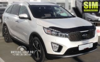 Дефлектор капота темный KIA Sorento Prime 2015-