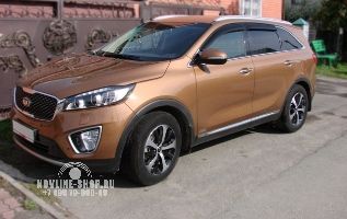 Дефлекторы окон 4 door KIA Sorento Prime 2015-