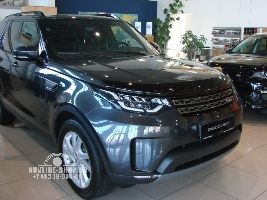 Дефлектор капота Land Rover Discovery 2017-, темный