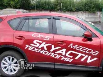 Дефлекторы окон 4 door MAZDA CX5 2012-