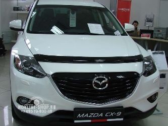 Дефлектор капота темный MAZDA CX9 2009-