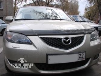 Дефлектор капота темный MAZDA 3 2005-2008/Axela, Sd 2003-2008,