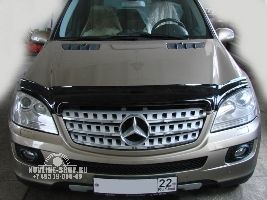 Дефлектор капота темный MERCEDES ML 2005-2011