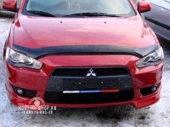 Дефлектор капота темный MITSUBISHI LANCER 2007-, NLD.SMILAN0712