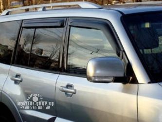 Дефлекторы окон 4 door MITSUBISHI PAJERO III 1999- / MITSUBISHI PAJERO IV 2007-, NLD.SMIPAJ0732