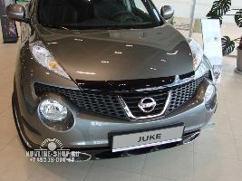 Дефлектор капота темный NISSAN JUKE 2011-