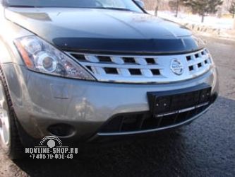 Дефлектор капота темный NISSAN MURANO 2004-2008,