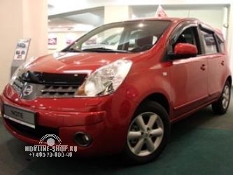 Дефлектор капота темный NISSAN NOTE 2005-2009,