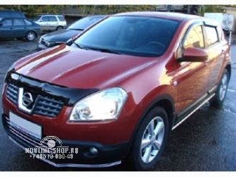 Дефлектор капота темный NISSAN QASHQAI/QASHQAI+2 2007-2009,