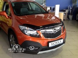 Дефлектор капота темный OPEL MOKKA 2012-