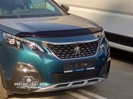 Дефлектор капота для Peugeot 3008, 2016-, Peugeot 5008, 2017-, темный