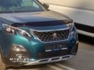 Дефлектор капота для Peugeot 3008, 2016-, Peugeot 5008, 2017-, темный