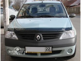 Дефлектор капота темный RENAULT LOGAN 2005-2013/VAZ LARGUS Wg. 2012-,