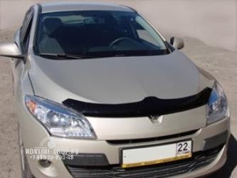 Дефлектор капота темный RENAULT MEGANE, sd, wg, hb 2006-2009