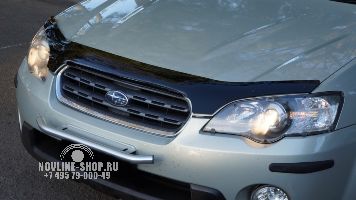 Дефлектор капота темный SUBARU LEGACY / B4 / OUTBACK 2006-2009