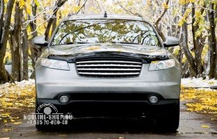 Дефлектор капота темный SUBARU Legacy/Outback, 2015-