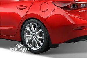 Брызговики задние MAZDA 3, 2013->, сед. 2 шт.(optimum) в пакете