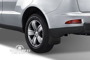 Брызговики задние GEELY Emgrand X7, 2013-2018 вн. 2 шт.(optimum) в пакете