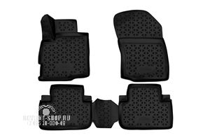 Коврики 3D в салон MITSUBISHI Outlander, 2012-2014, 2014- 4 шт. (полиуретан)