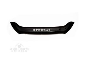 Дефлектор капота (ЕВРО крепеж) HYUNDAI IX 35 2010-2015, без лого